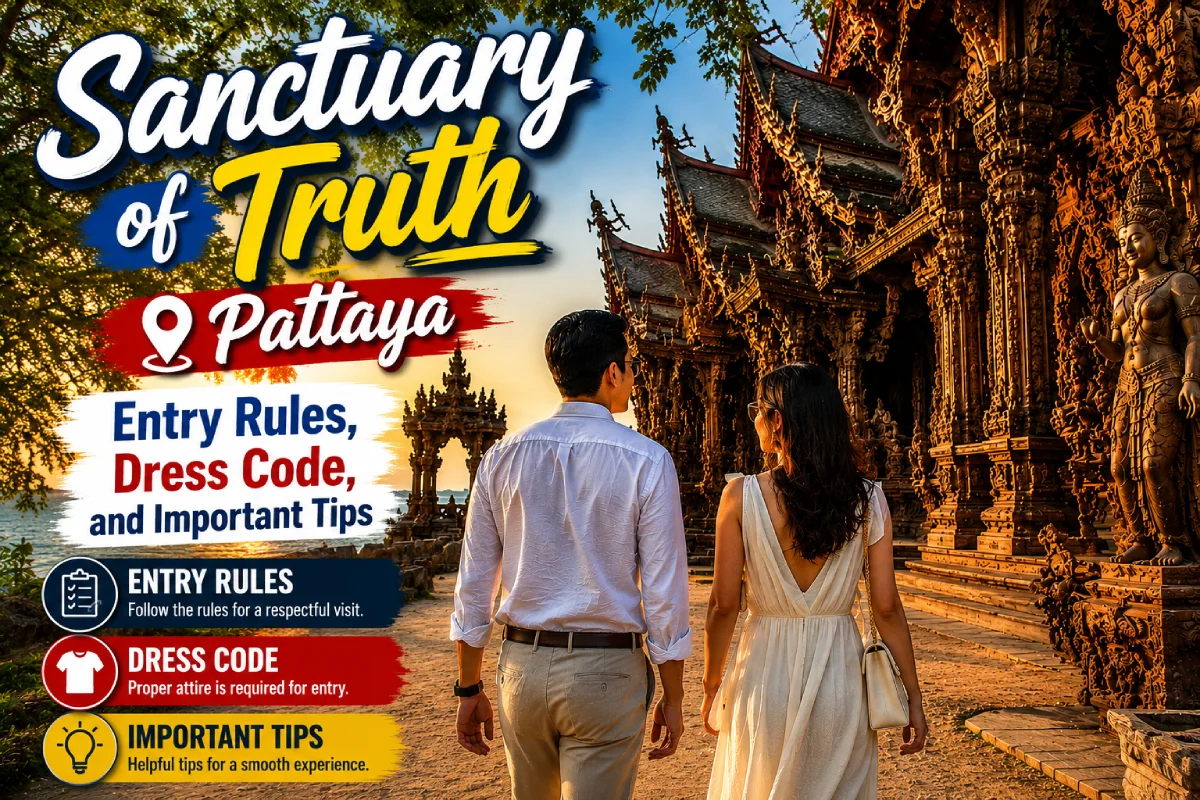 Подробнее о статье Sanctuary of Truth Pattaya Entry Rules, Dress Code, and Important Tips