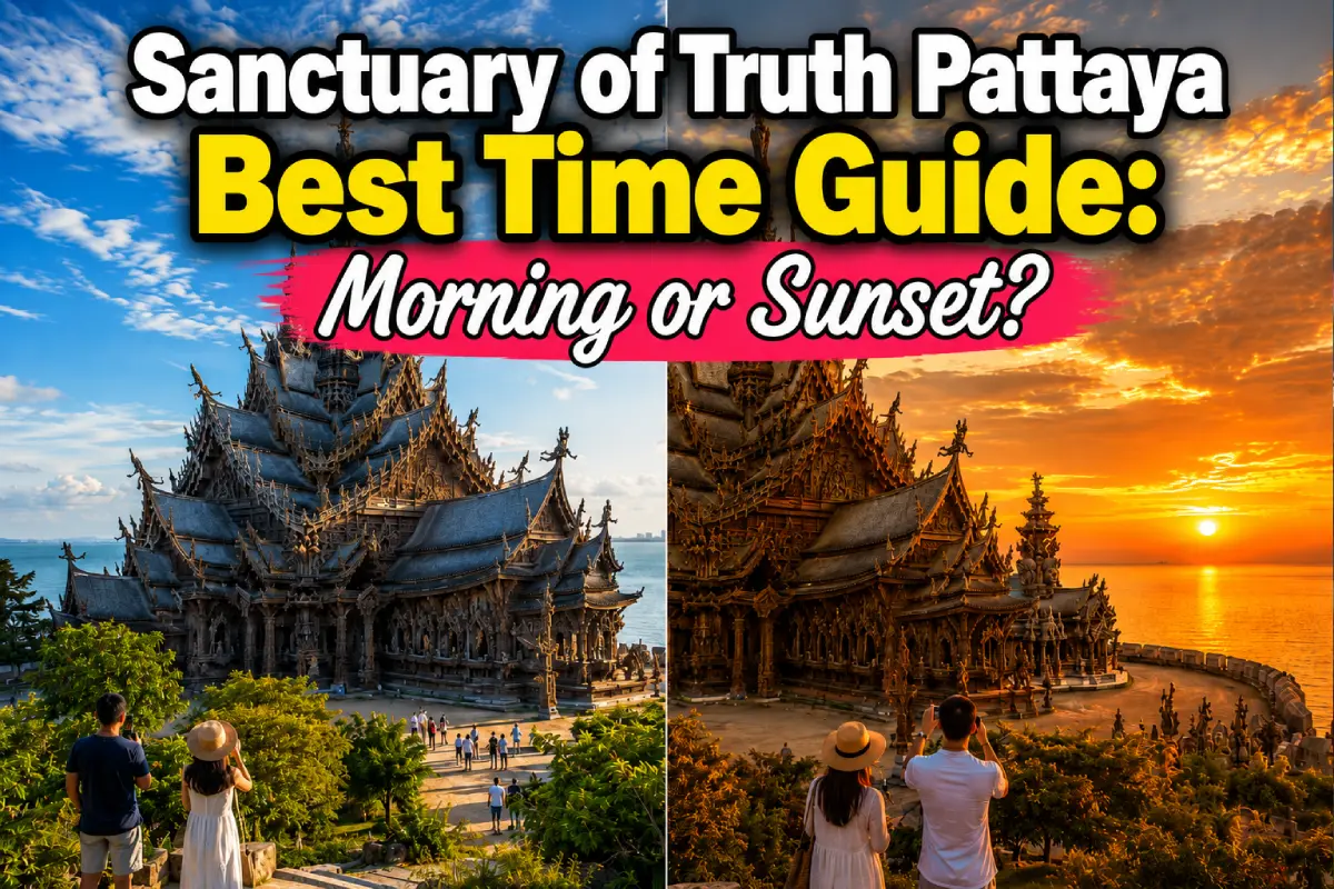 Sanctuary of Truth Pattaya Best Time Guide: Morning or Sunset?